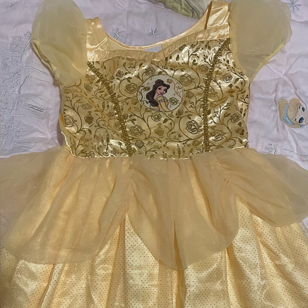 Disney Belle Kids Costume - Yellow and Gold